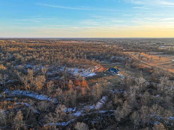 71 Acres of Land with Home for Sale in Bristow, Oklahoma