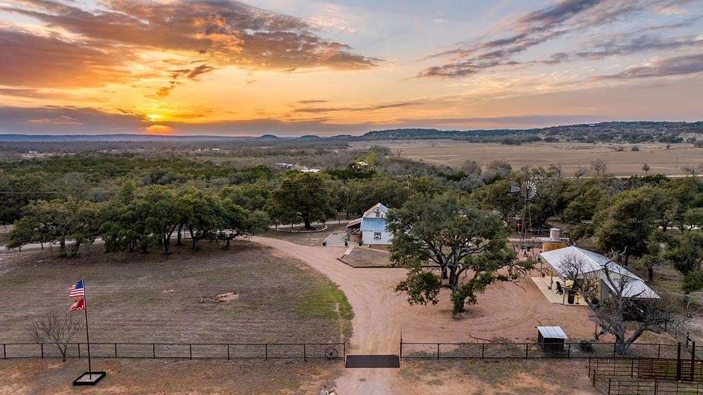 21 Acres of Land with Home for Sale in Fredericksburg, Texas