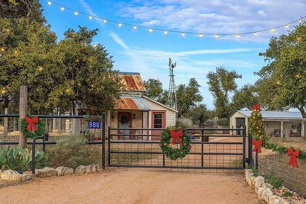 21 Acres of Land with Home for Sale in Fredericksburg, Texas