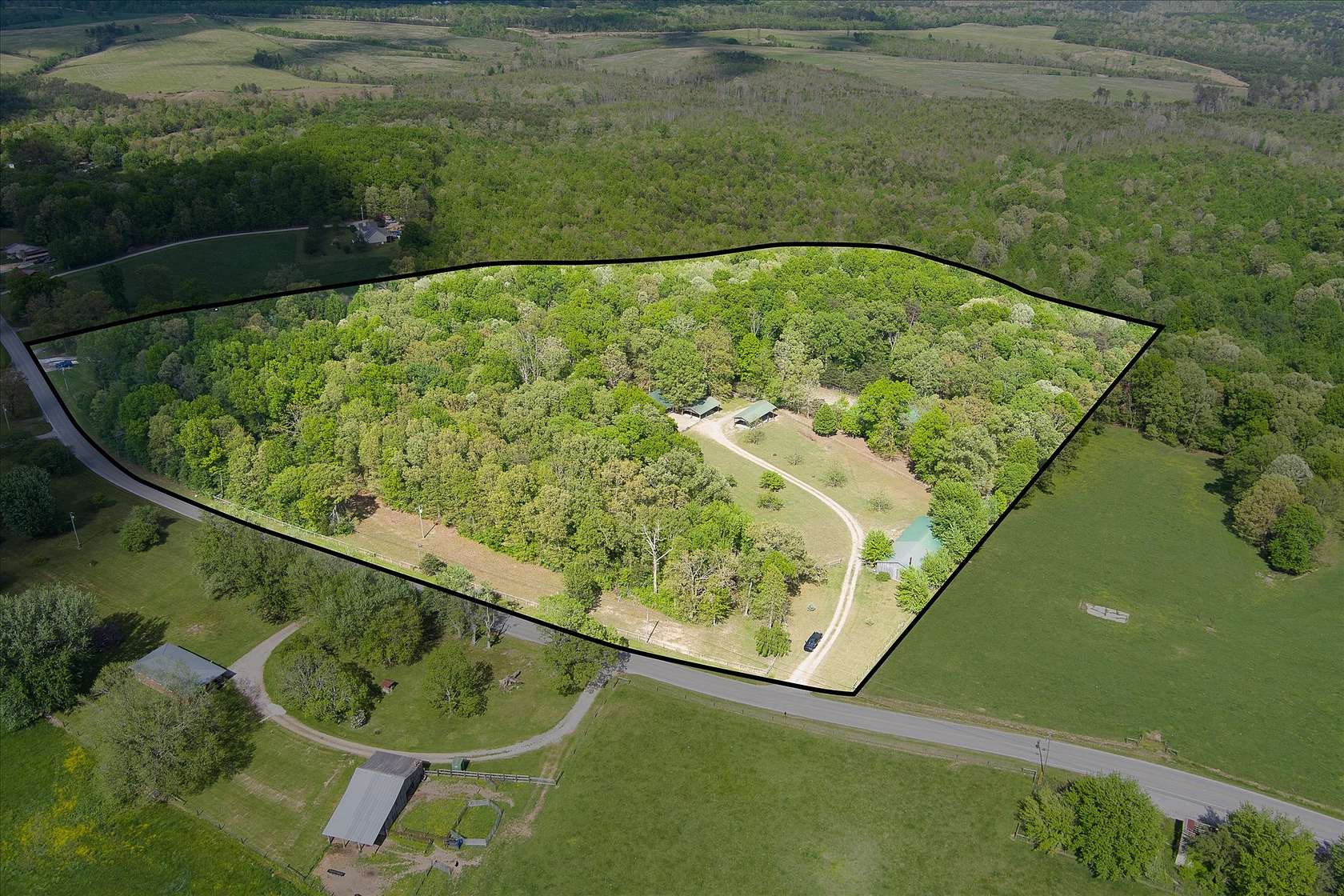 16 Acres of Land with Home for Sale in Spencer, Tennessee