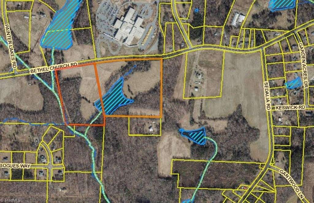 37 Acres of Commercial Land for Sale in Gibsonville, North Carolina