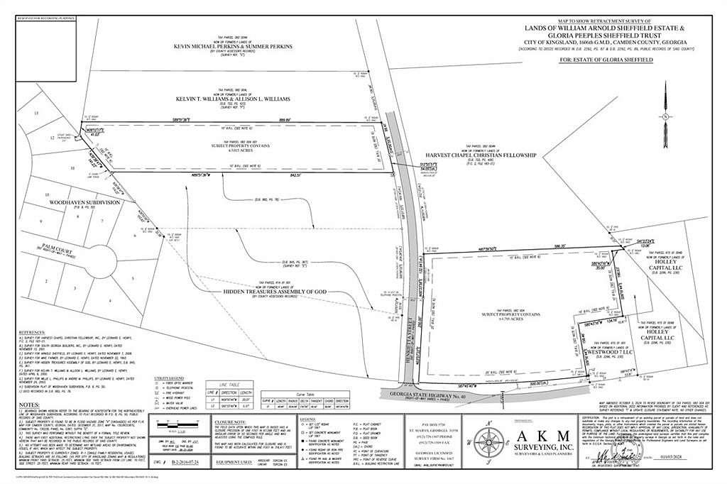 3 Acres of Residential Land for Sale in Kingsland, Georgia