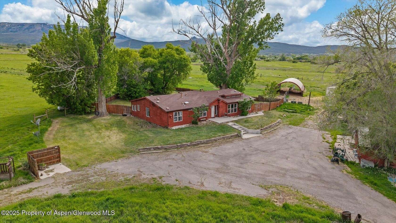 39.1 Acres of Agricultural Land with Home for Sale in Mesa, Colorado