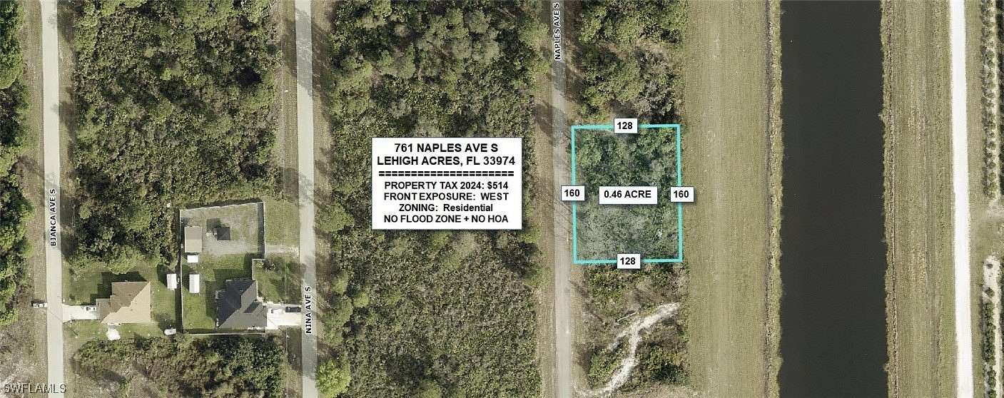 0.46 Acres of Land for Sale in Lehigh Acres, Florida
