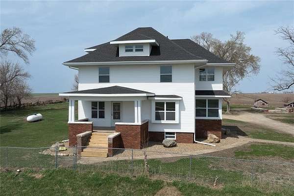 10.8 Acres of Land with Home for Sale in Van Horne, Iowa