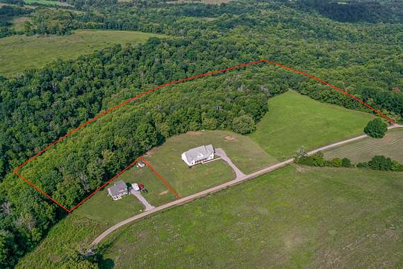 28.2 Acres of Land with Home for Sale in Harrodsburg, Kentucky