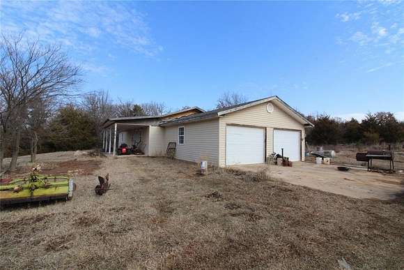 8.68 Acres of Residential Land with Home for Sale in Prague, Oklahoma