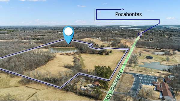 35.5 Acres of Land for Sale in Pocahontas, Arkansas