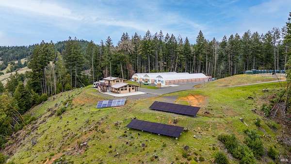 40 Acres of Agricultural Land with Home for Sale in Willits, California