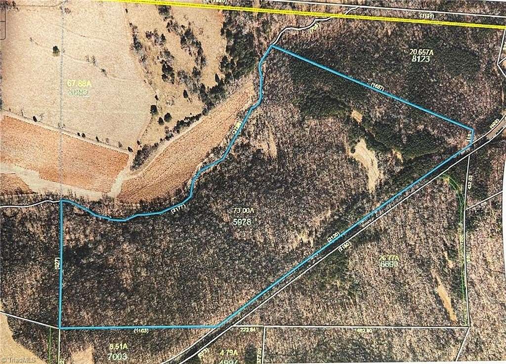 73 Acres of Recreational Land for Sale in Sandy Ridge, North Carolina