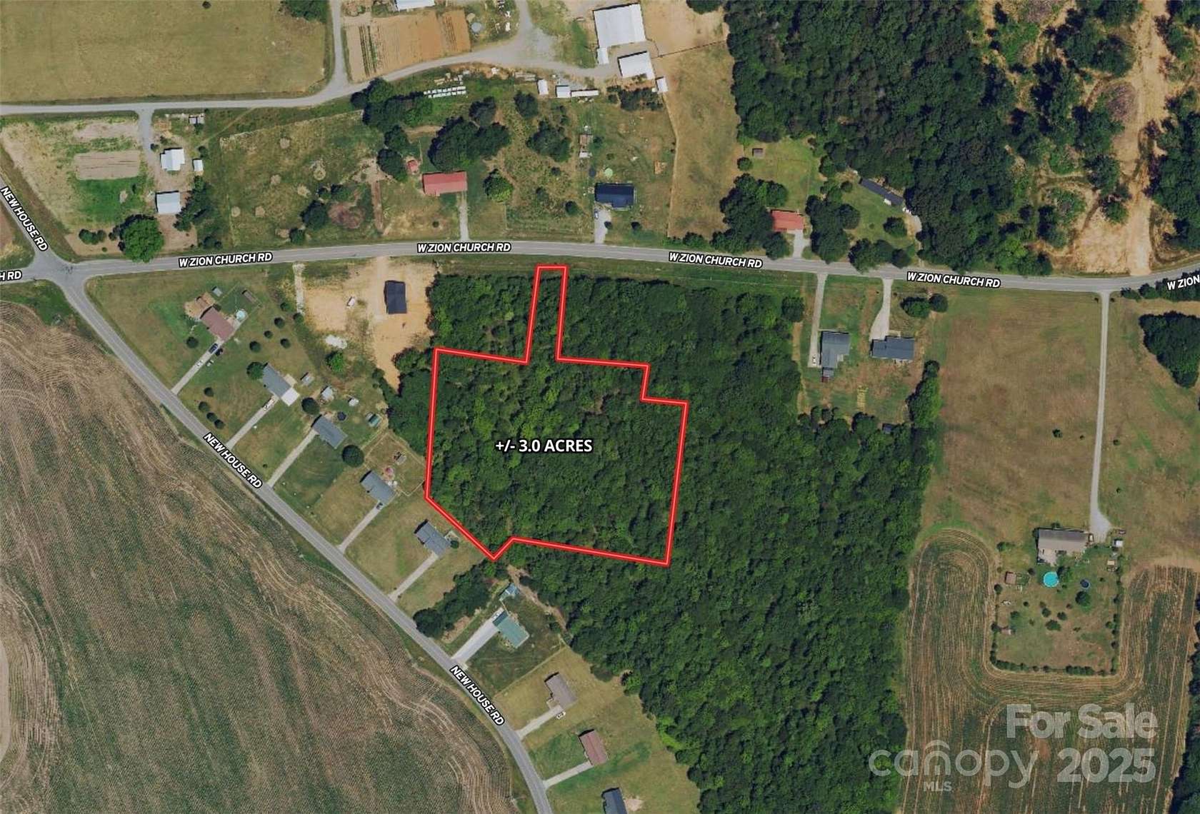 3 Acres of Residential Land for Sale in Shelby, North Carolina