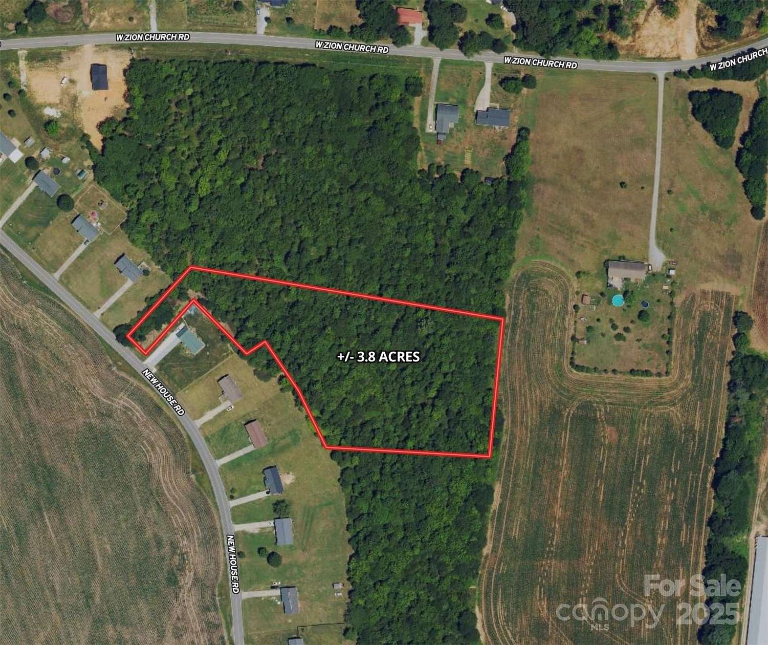 3.8 Acres of Residential Land for Sale in Shelby, North Carolina