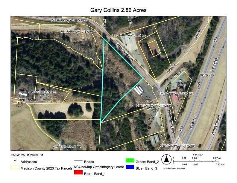 2.86 Acres of Mixed-Use Land for Sale in Mars Hill, North Carolina