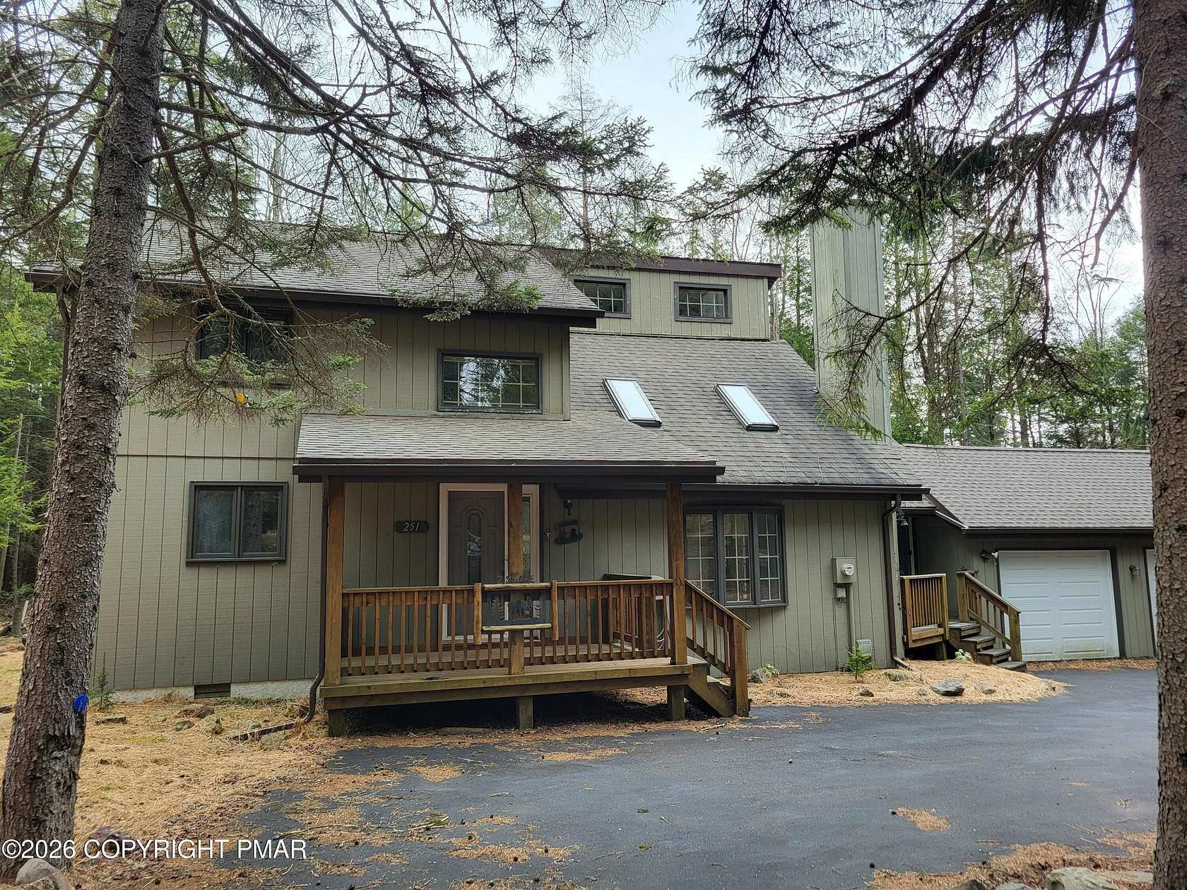 2 Acres of Land with Home for Sale in Pocono Lake, Pennsylvania