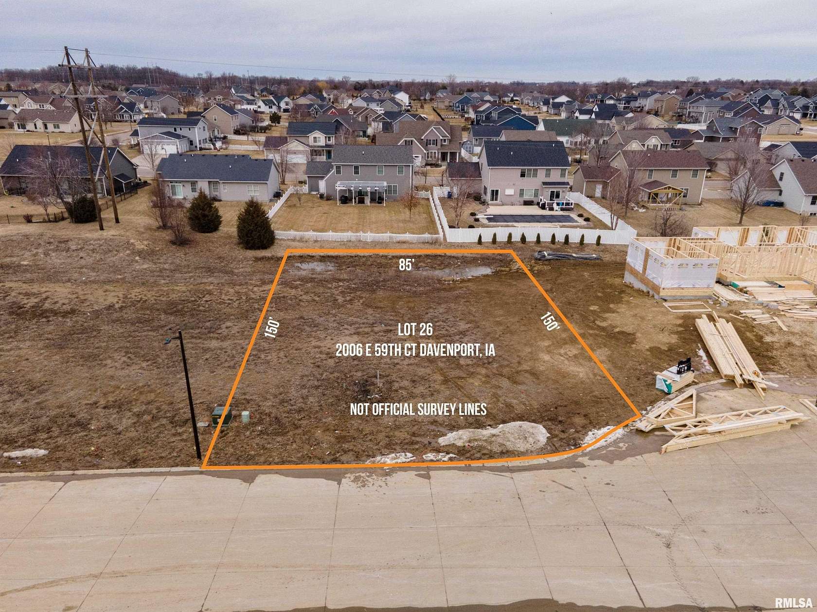 0.29 Acres of Residential Land for Sale in Davenport, Iowa