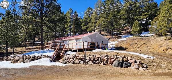 15.5 Acres of Recreational Land with Home for Sale in Westcliffe, Colorado