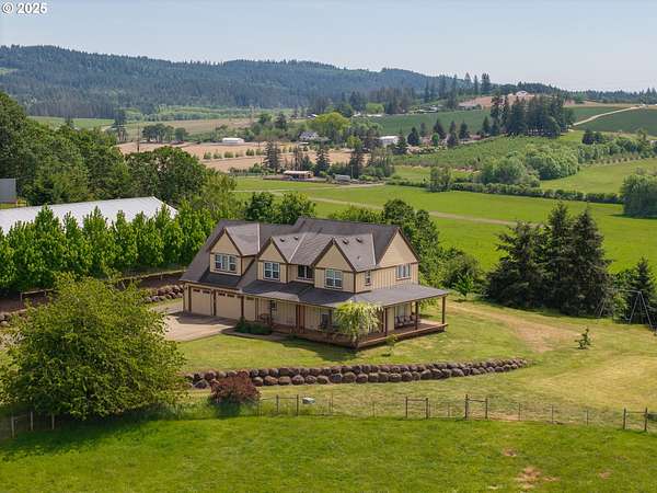 20 Acres of Agricultural Land with Home for Sale in Carlton, Oregon