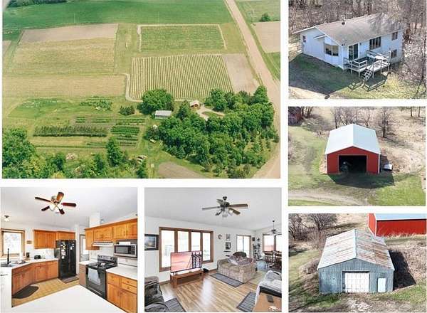 32.7 Acres of Land with Home for Sale in Burtrum, Minnesota