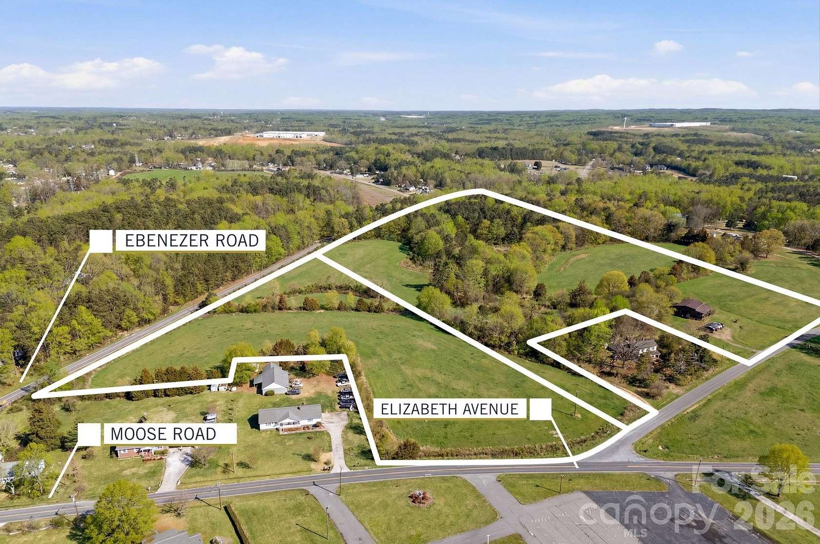 28.4 Acres of Recreational & Residential Land for Sale in Kannapolis, North Carolina