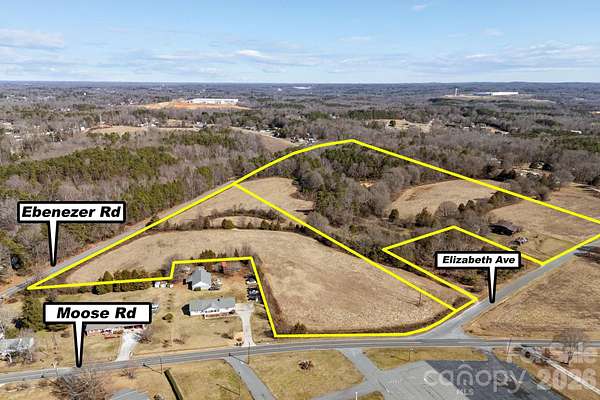 28.4 Acres of Recreational & Residential Land for Sale in Kannapolis, North Carolina