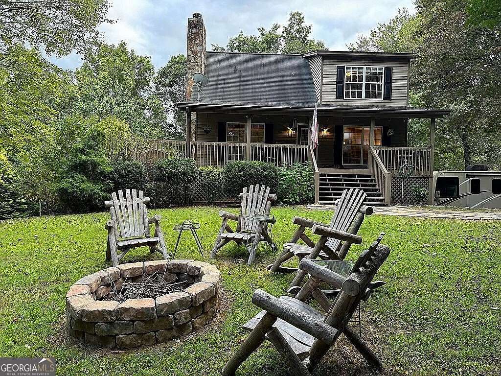 6 Acres of Residential Land with Home for Sale in Mineral Bluff, Georgia