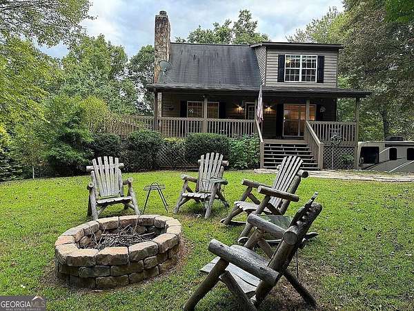 6 Acres of Residential Land with Home for Sale in Mineral Bluff, Georgia