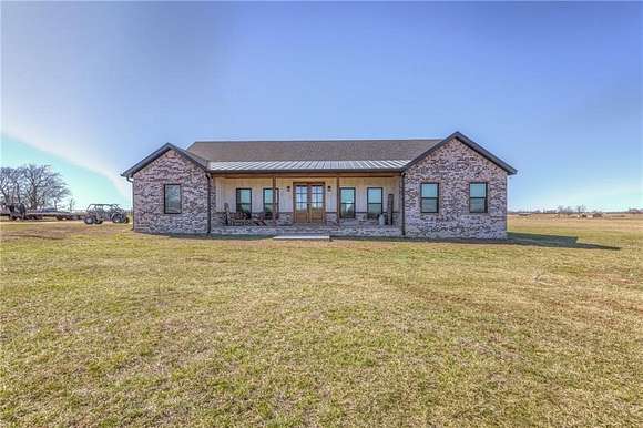 5 Acres of Residential Land with Home for Sale in Colcord, Oklahoma