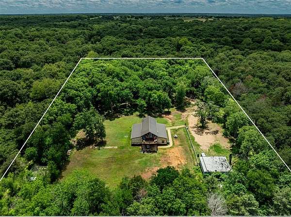 5 Acres of Residential Land with Home for Sale in Denison, Texas
