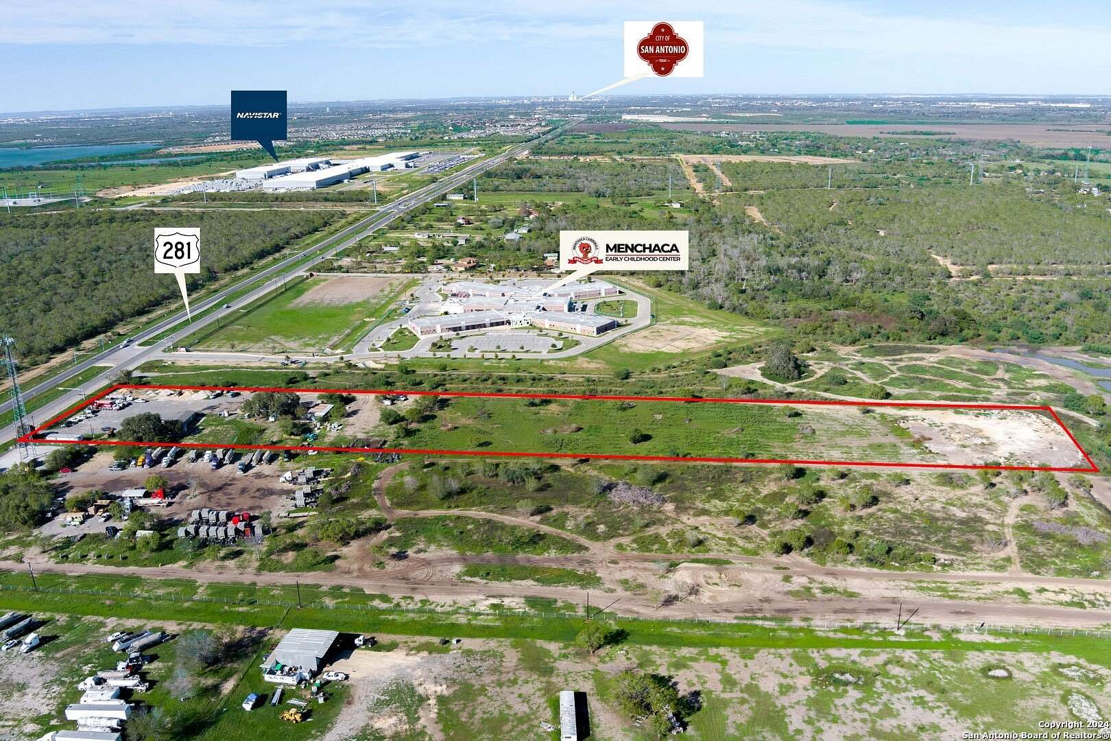 10 Acres of Commercial Land for Sale in San Antonio, Texas