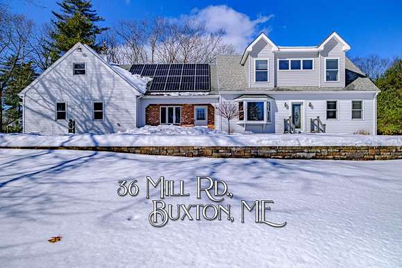 5 Acres of Residential Land with Home for Sale in Buxton, Maine