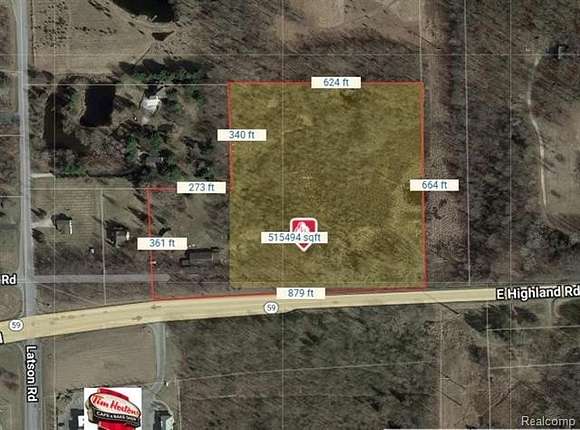 10 Acres of Recreational Land for Sale in Howell, Michigan