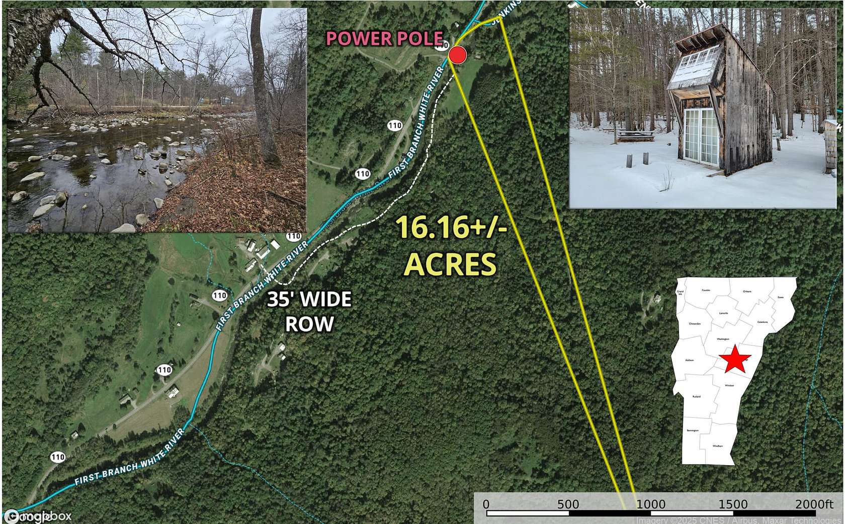 16.16 Acres of Land for Sale in Chelsea, Vermont