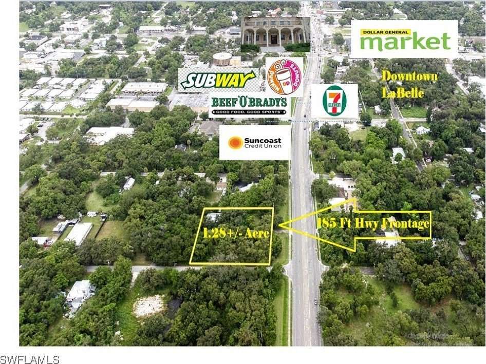 1.27 Acres of Commercial Land for Sale in LaBelle, Florida
