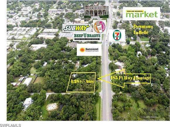 1.27 Acres of Commercial Land for Sale in LaBelle, Florida