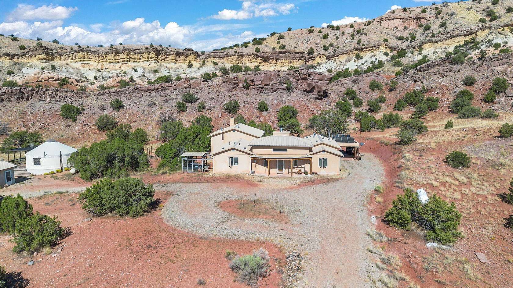 9.6 Acres of Residential Land with Home for Sale in Sandia Park, New Mexico