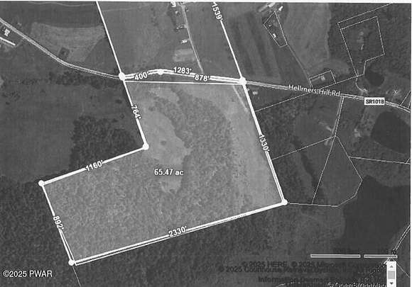 65 Acres of Recreational Land for Sale in Equinunk, Pennsylvania