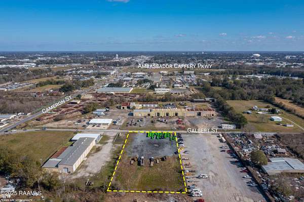 2 Acres of Commercial Land for Lease in Lafayette, Louisiana