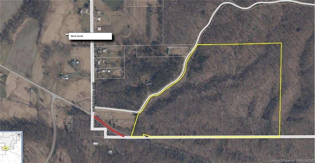 52.06 Acres of Recreational Land & Farm for Sale in Henryville, Indiana