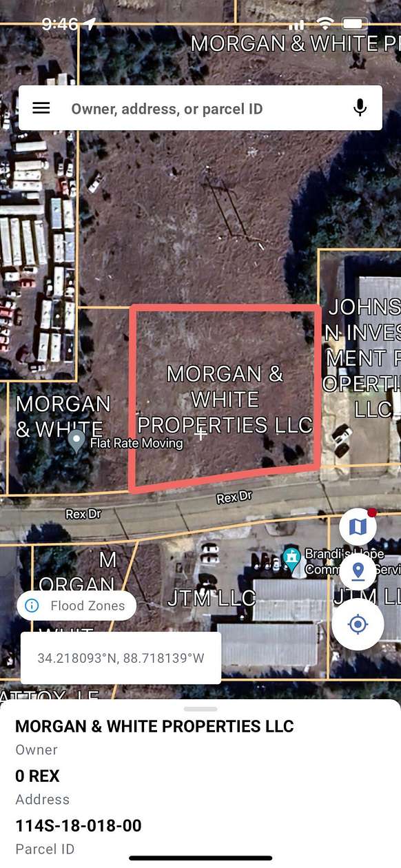 0.75 Acres of Mixed-Use Land for Sale in Tupelo, Mississippi