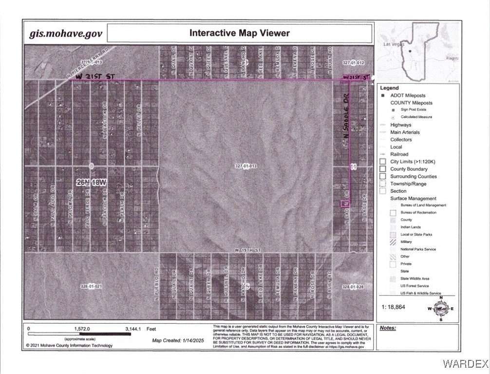 1 Acre of Land for Sale in Dolan Springs, Arizona