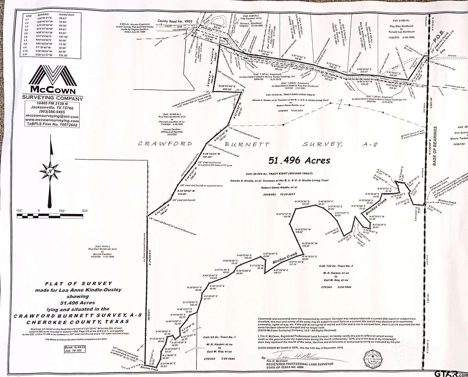 51.4 Acres of Recreational Land for Sale in Jacksonville, Texas