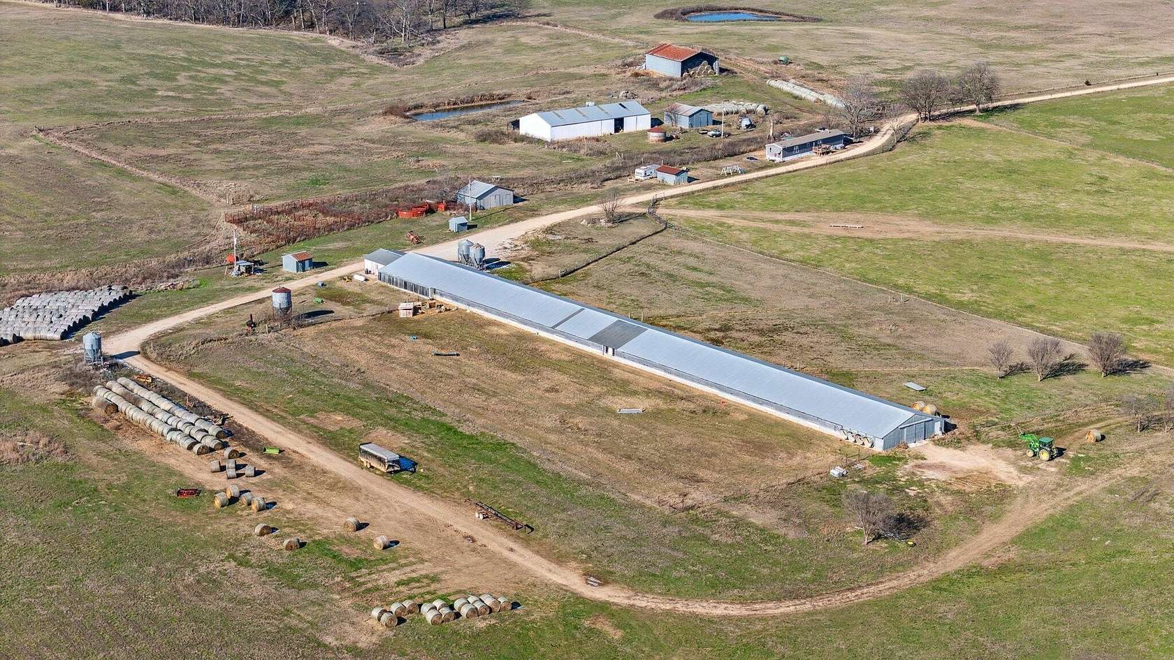 64.6 Acres of Agricultural Land with Home for Sale in Jay, Oklahoma