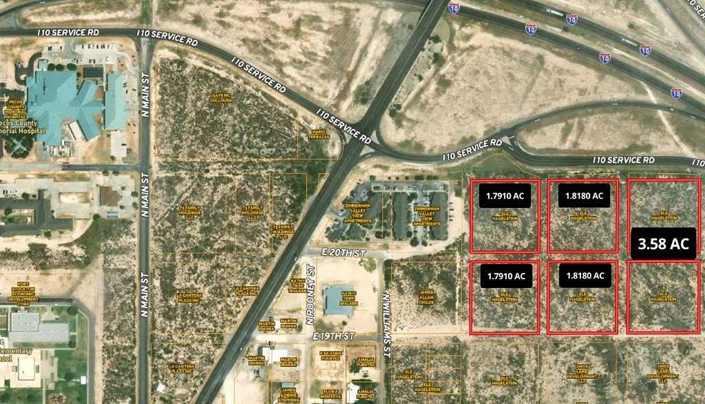 10.8 Acres of Commercial Land for Sale in Fort Stockton, Texas