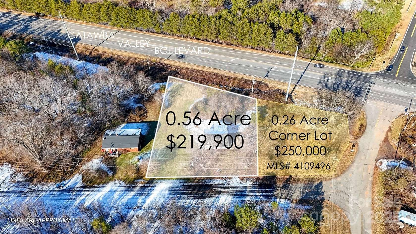 0.56 Acres of Commercial Land for Sale in Hickory, North Carolina