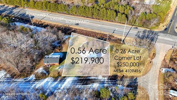 0.56 Acres of Commercial Land for Sale in Hickory, North Carolina