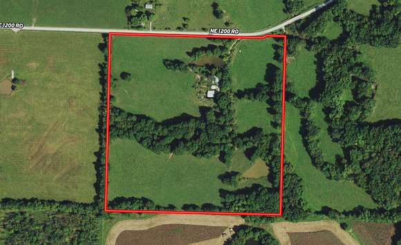 38.5 Acres of Land with Home for Sale in Windsor, Missouri