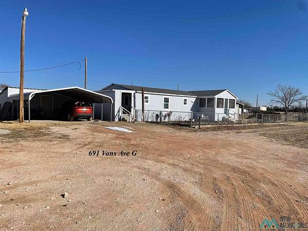 2.76 Acres of Residential Land with Home for Sale in Portales, New Mexico