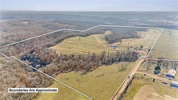 80 Acres of Land with Home for Sale in Maysville, Arkansas