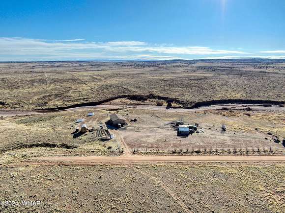 6.24 Acres of Residential Land with Home for Sale in St. Johns, Arizona