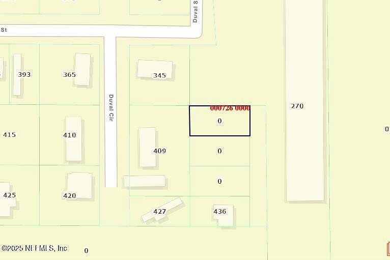 0.11 Acres of Land for Sale in Baldwin, Florida